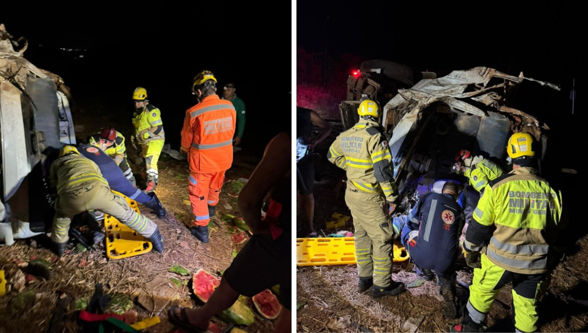 dois-ficam-feridos-e-um-homem-morre-apos-capotamento-de-caminhao-na-br-251,-em-francisco-sa