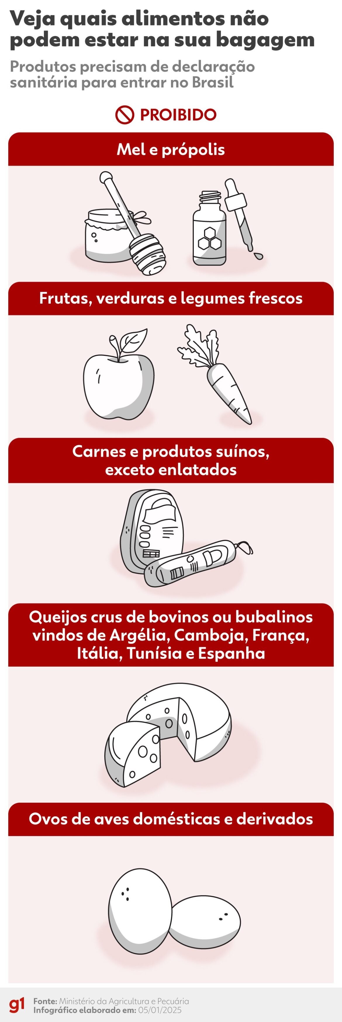 vai-trazer-comida-do-exterior?-veja-quando-e-como-pedir-autorizacao-apos-mudanca-de-regra-|-g1