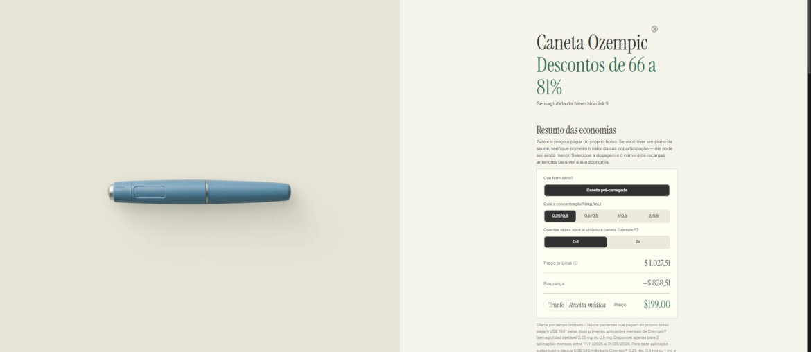 trump-lanca-site-com-descontos-em-medicamentos-prescritos,-incluindo-ozempic-e-wegovy