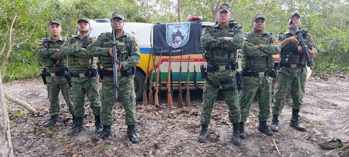 pm-de-meio-ambiente-apreende-oito-armas-durante-operacao-contra-caca-ilegal-no-norte-de-minas
