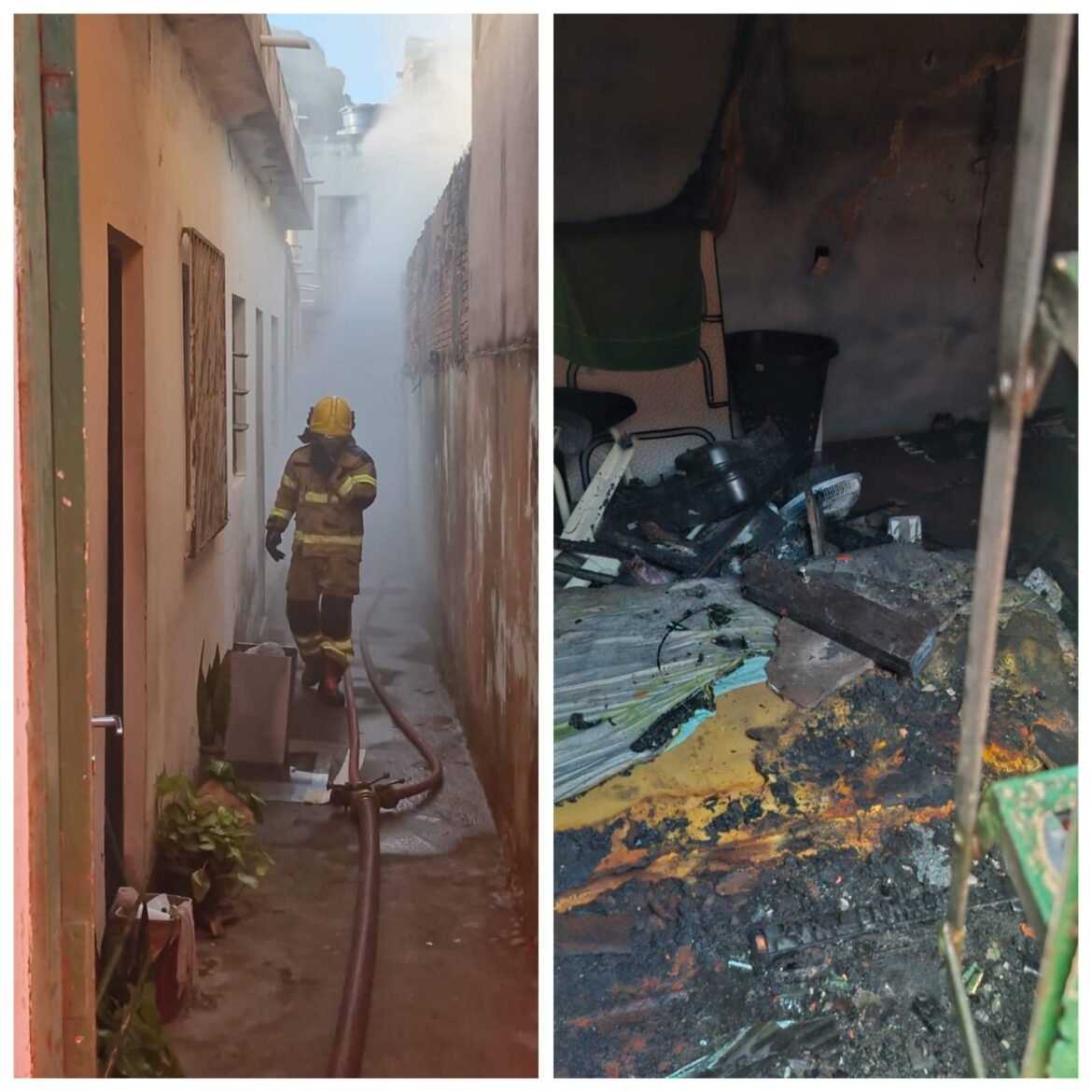 incendio-atinge-casa-no-bairro-delfino-em-montes-claros;-video