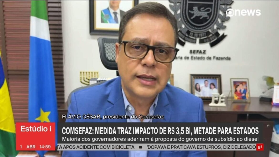 comsefaz:-medida-para-reduzir-preco-do-diesel-traz-impacto-de-r$-3,5-bilhoes,-metade-para-os-estados