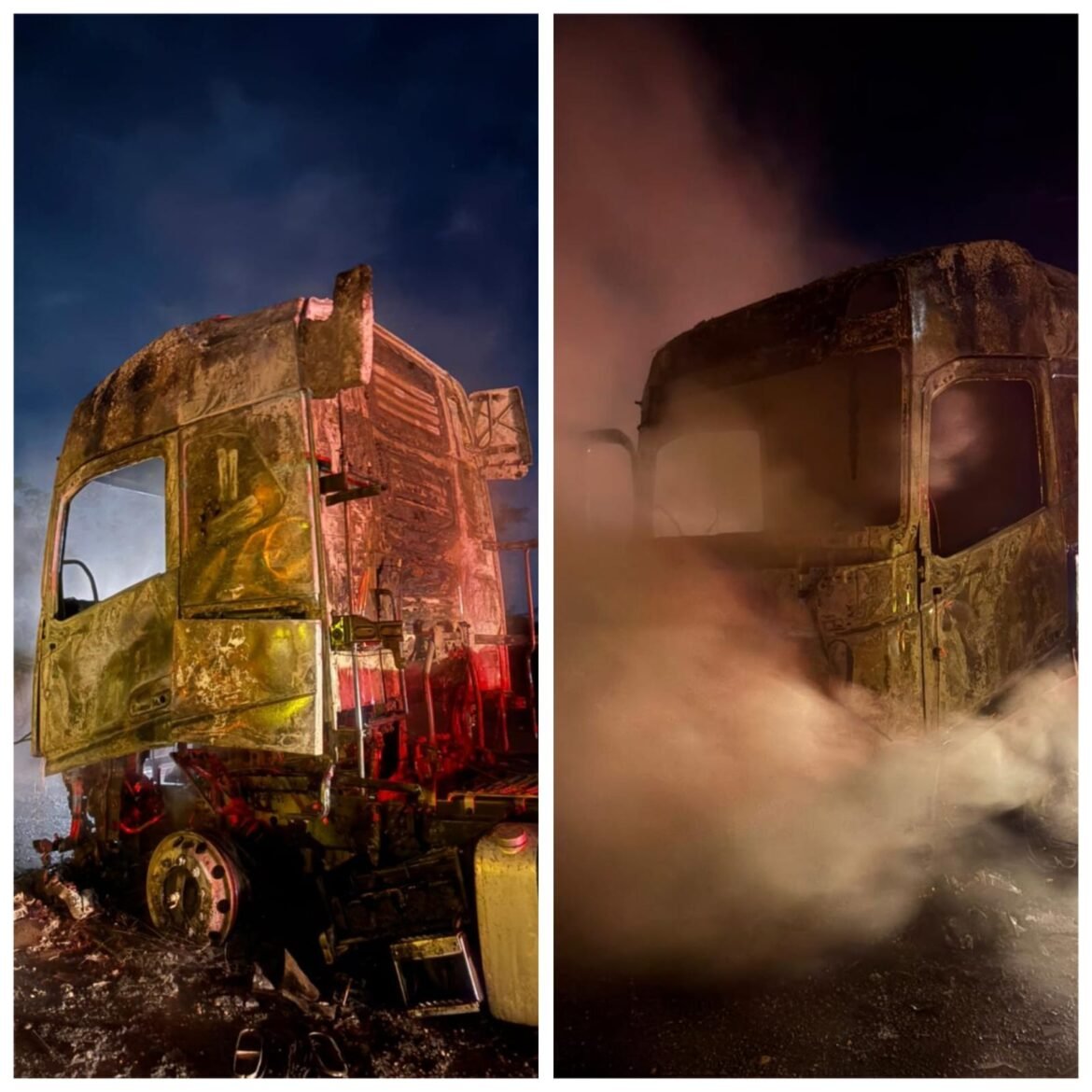 incendio-atinge-cavalo-mecanico-de-carreta-na-br-135,-em-engenheiro-dolabela