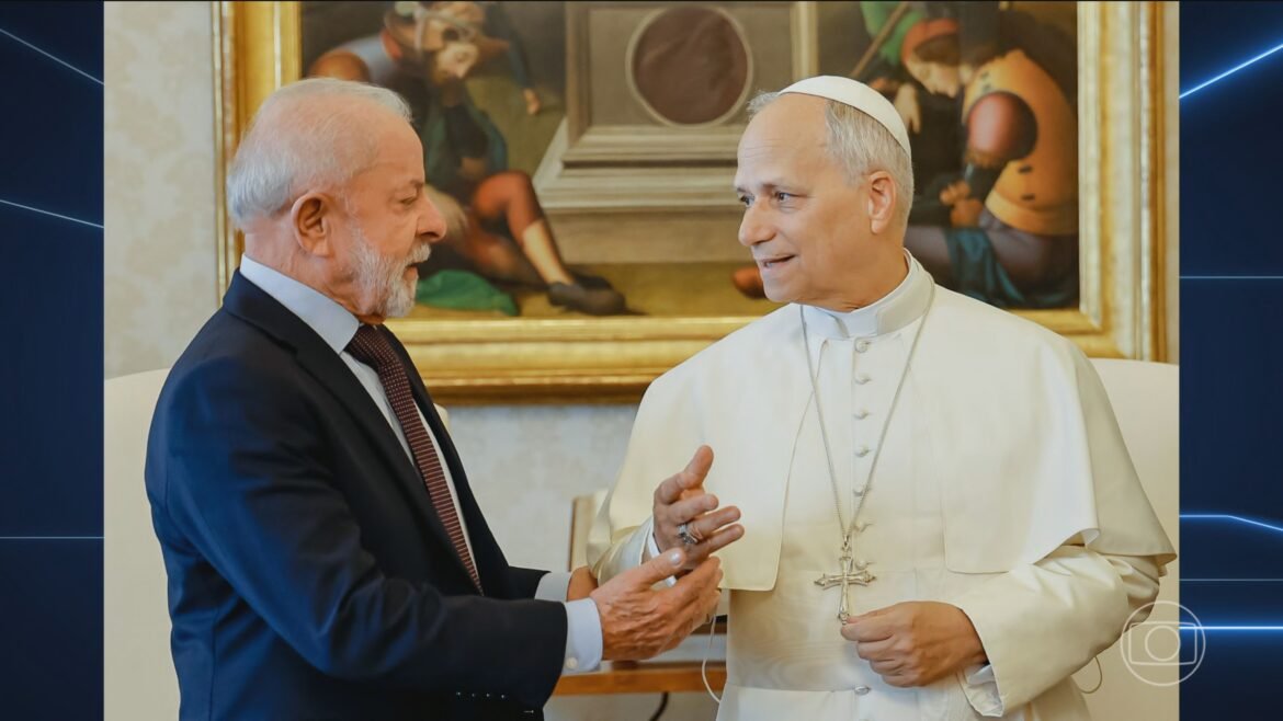 em-mensagem-a-catolicos,-lula-manifesta-solidariedade-ao-papa-leao-xiv-em-episodio-envolvendo-trump