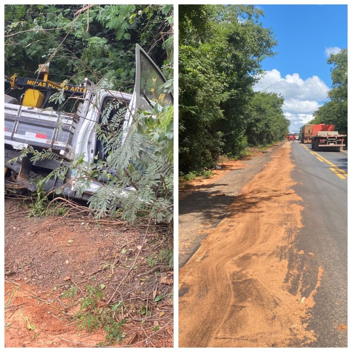 motorista-de-caminhonete-fica-preso-as-ferragens-apos-colisao-com-dois-caminhoes-na-mgc-122