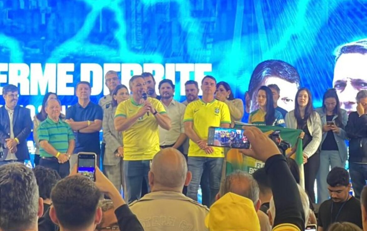 guilherme-derrite-lanca-pre-candidatura-ao-senado-por-sp-durante-evento-com-flavio-bolsonaro-em-sorocaba