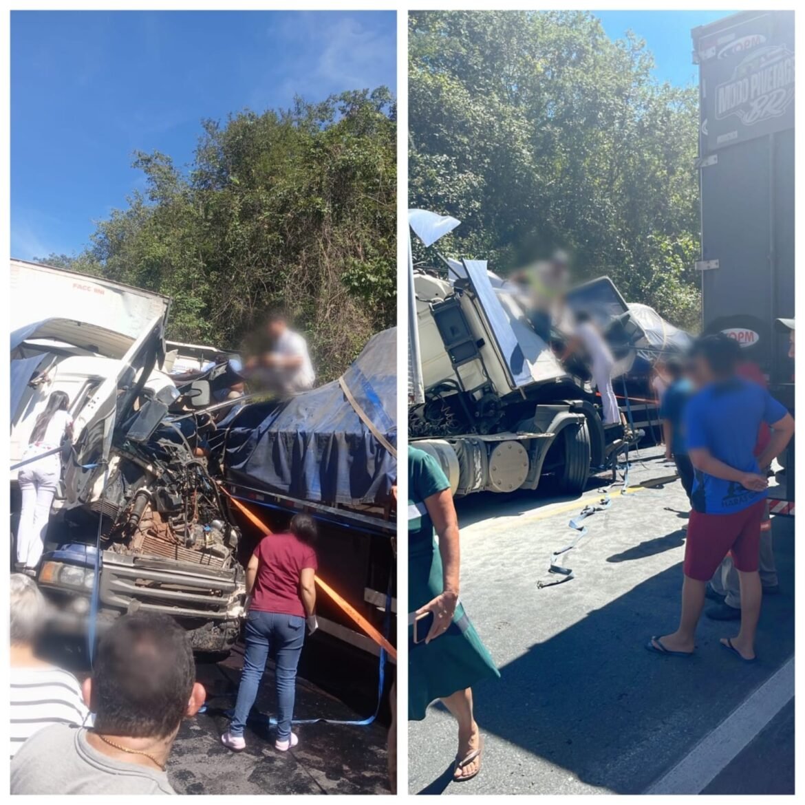 uma-pessoa-morre-apos-acidente-envolvendo-dois-caminhoes,-carreta-e-onibus-na-br-251,-em-padre-carvalho