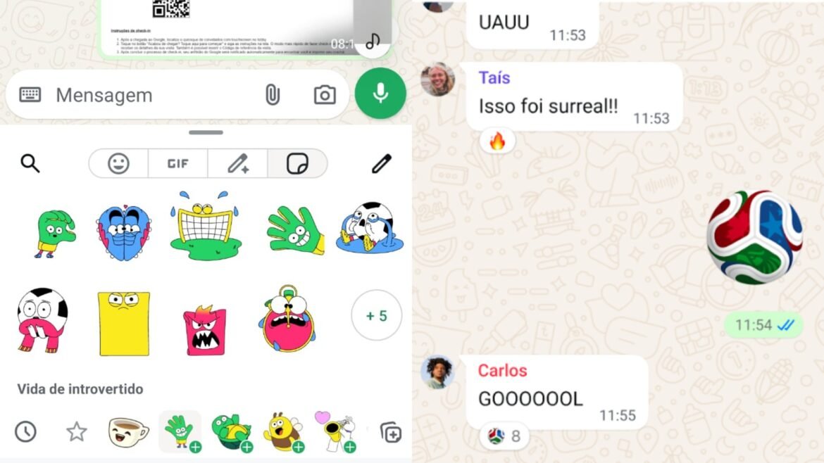 whatsapp-lanca-filtros-e-figurinhas-para-a-copa-do-mundo;-veja-como-us-|-g1