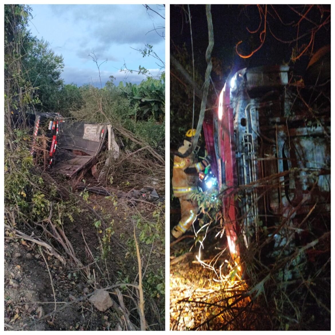 caminhoneiro-fica-preso-as-ferragens-e-morre-em-capotamento-na-mgc-122