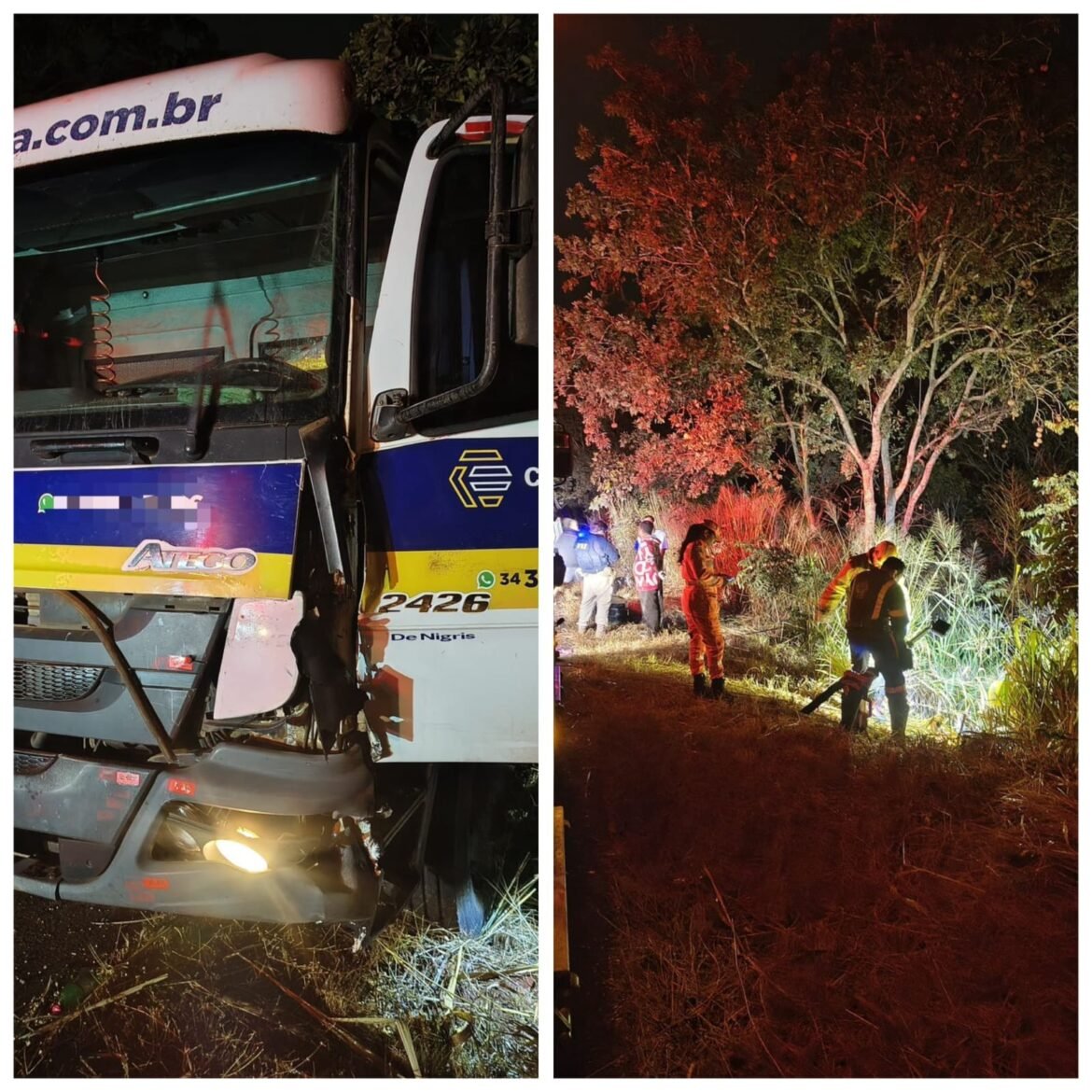 motociclista-morre-apos-bater-de-frente-com-caminhao-e-ser-arremessado-para-ribanceira-na-br-365