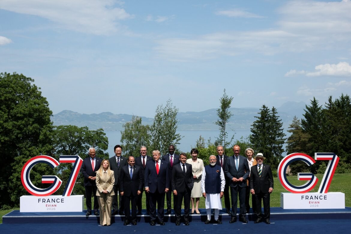 ‘foto-de-familia’-do-g7-reune-lula,-trump-e-outros-lideres;-veja-|-g1