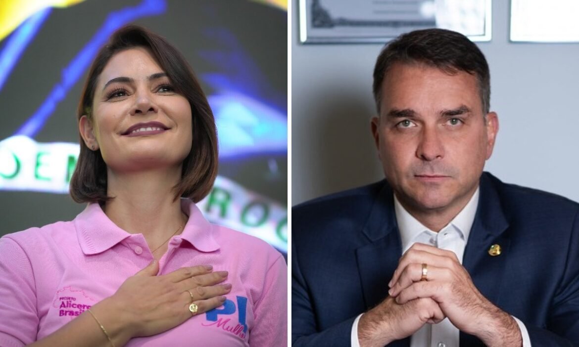 sobre-crise-com-michelle,-flavio-bolsonaro-diz-estar-‘aberto-a-conversar’-e-espera-‘o-tempo-que-ela-achar-suficiente’-para-entrar-na-campanha