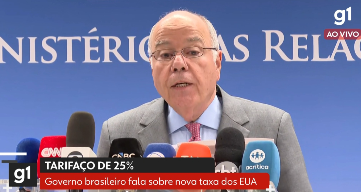 mauro-vieira-diz-que-novas-tarifas-dos-eua-nao-tem-justificativa:-‘motivacao-politica-e-tentativa-de-interferencia-no-judiciario’