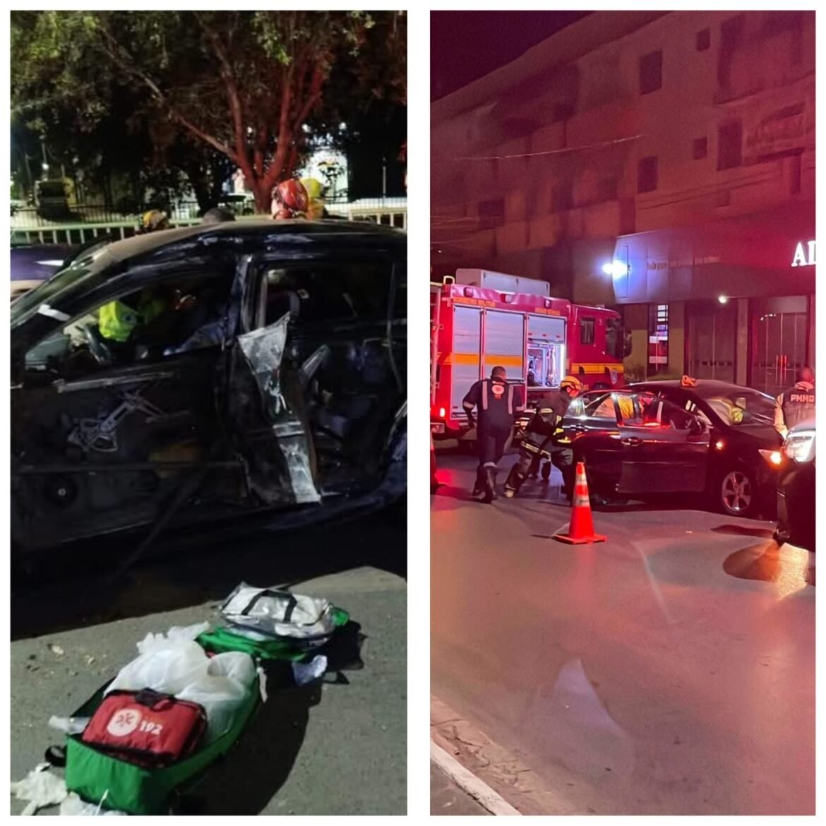 motorista-fica-ferido-apos-carro-atingir-poste-em-avenida-de-montes-claros