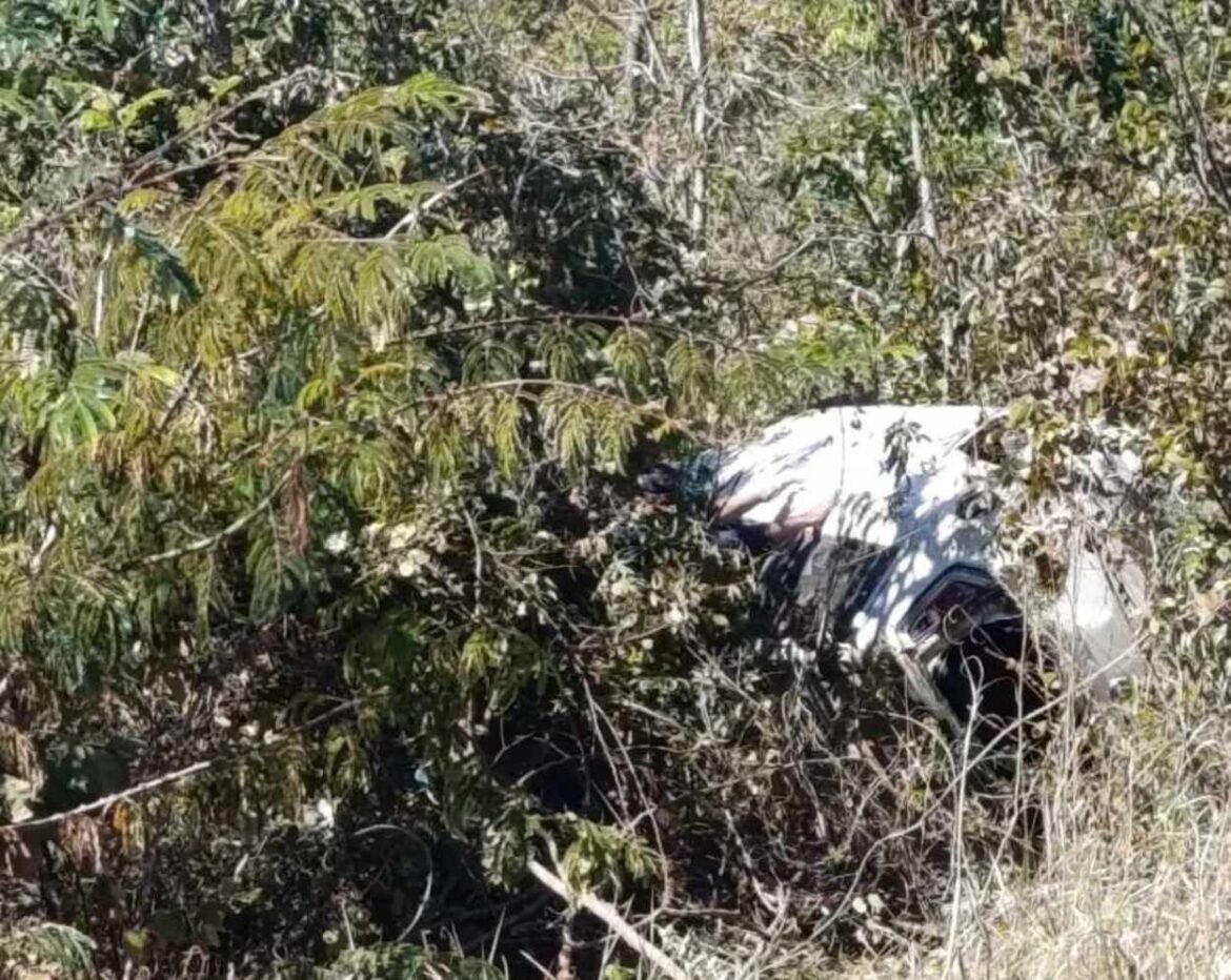 homem-morre-apos-carro-capotar-na-mgc-654,-em-brasilia-de-minas