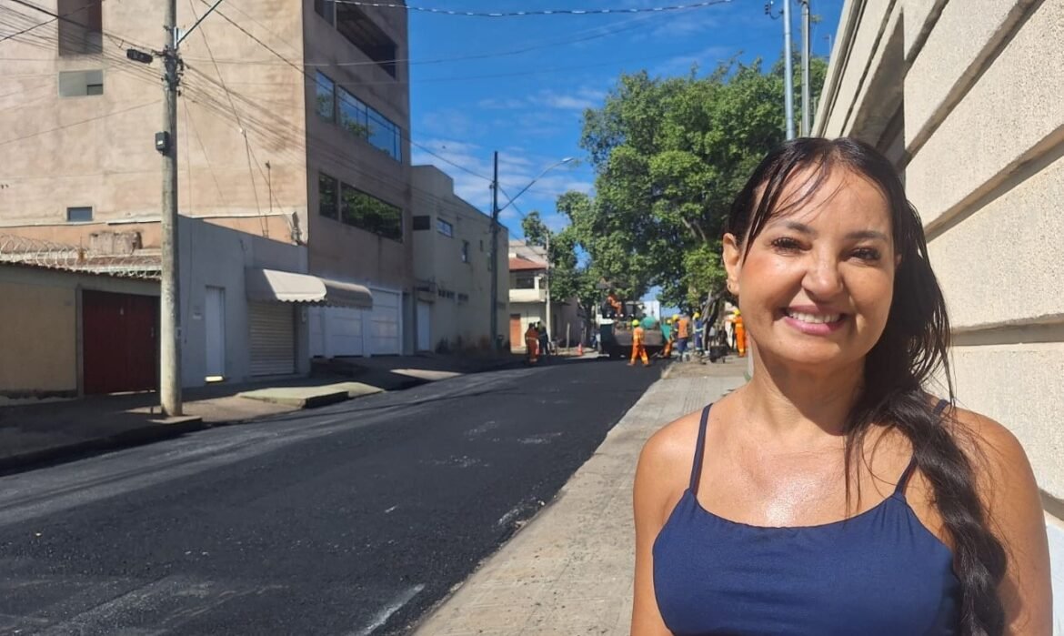 vila-regina,-em-montes-claros,-recebe-asfalto-e-fica-de-cara-nova