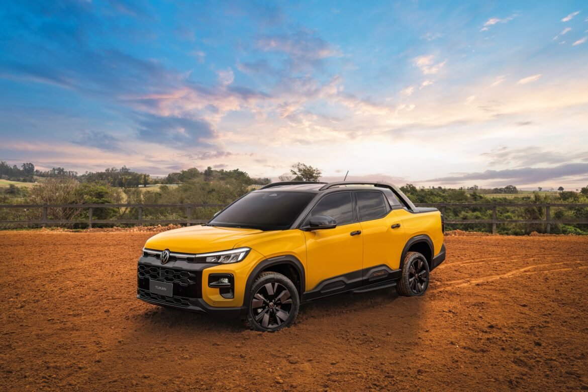 volkswagen-apresenta-tukan;-picape-eletrificada-para-encarar-fiat-toro-|-g1