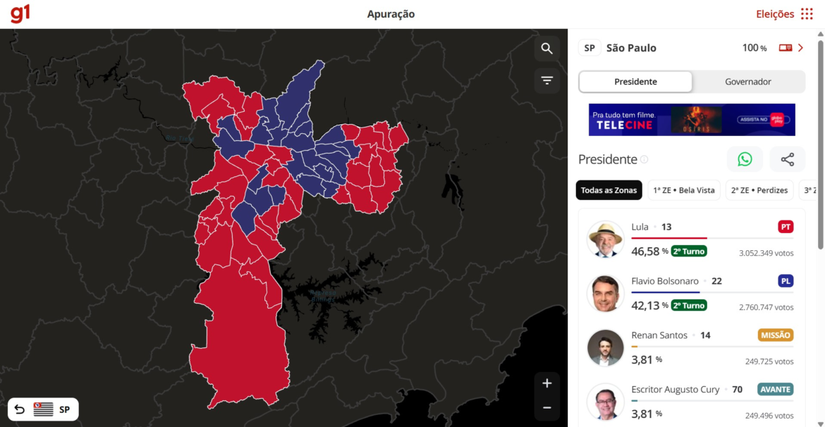 resultado-das-eleicoes-2026-por-local-de-votacao-e-urna:-veja-no-mapa-quem-venceu-na-sua-escola-e-secao-eleitoral