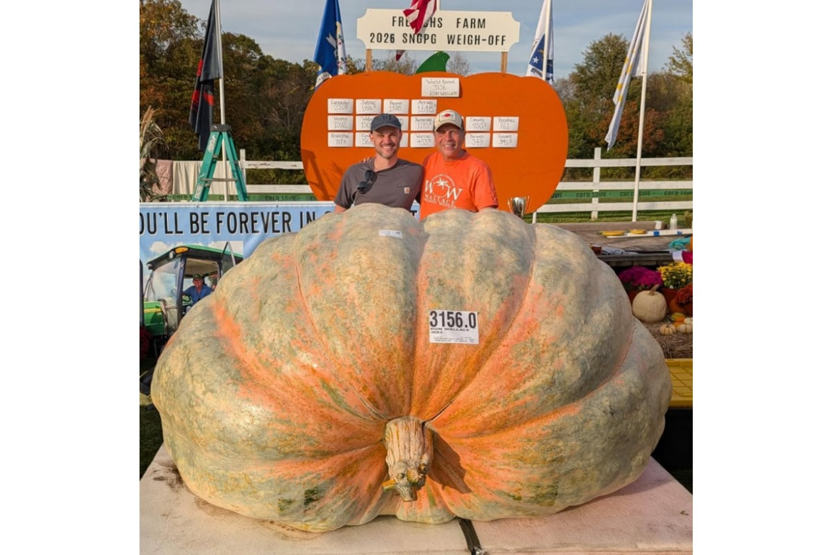 abobora-gigante-de-1.432-kg-colhida-nos-eua-pode-bater-recorde-mundial-|-g1
