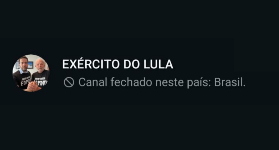 apos-decisao-de-nunes-marques,-canal-‘exercito-de-lula’-sai-do-ar-e-podera-ser-retomado-apos-48-horas