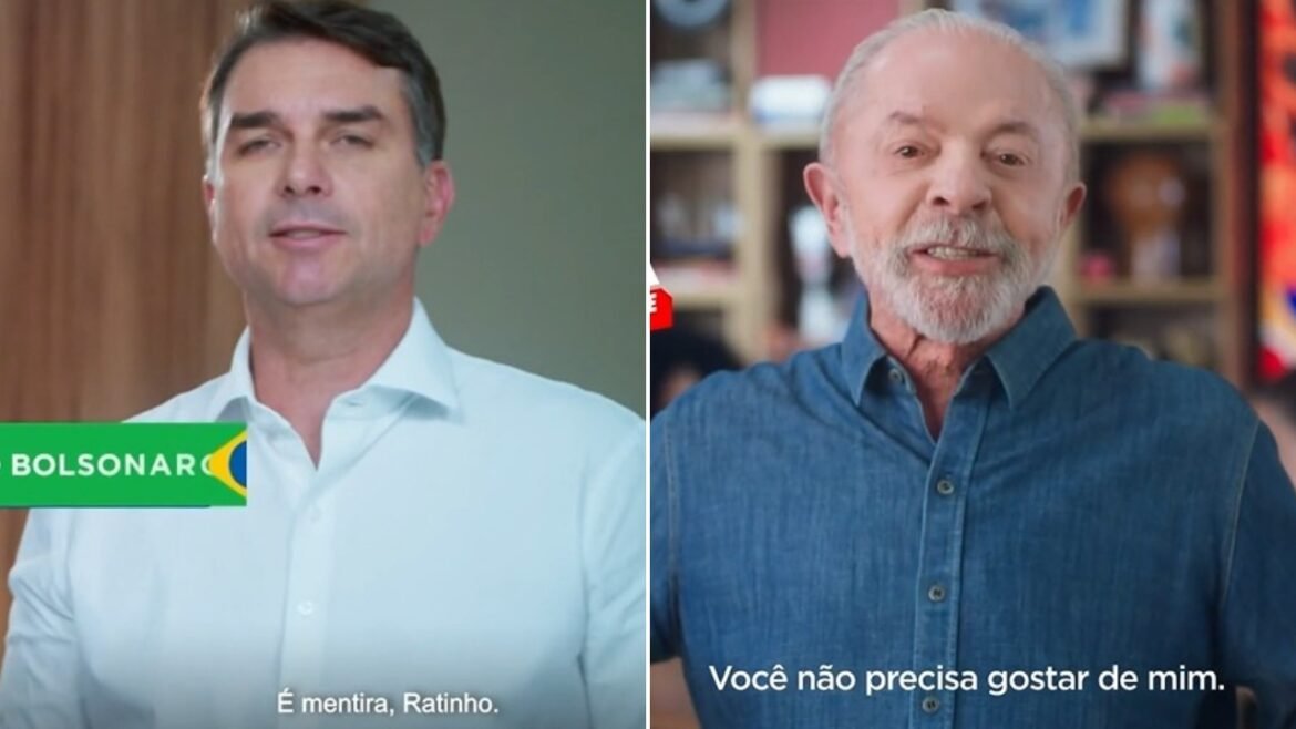 na-tv,-flavio-bolsonaro-diz-ser-alvo-de-fake-news,-e-lula-fala-as-mulheres