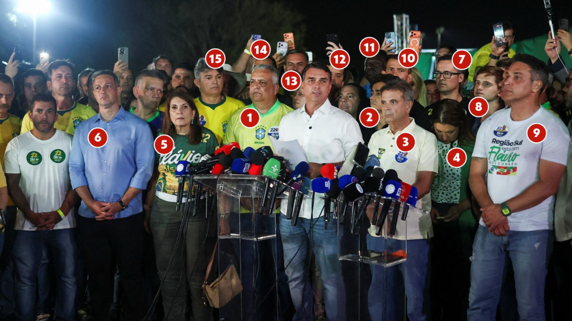 so-um-dos-15-aliados-que-estavam-ao-lado-de-flavio-no-discurso-apos-eleicao-reproduziu-carta-nas-redes;-maioria-se-calou
